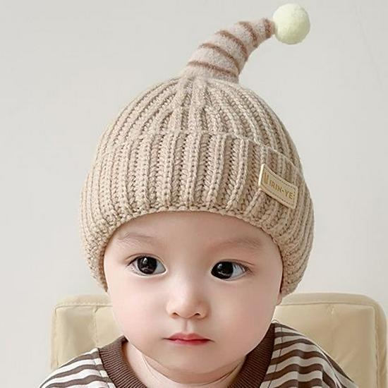 Cozy Plush Baby Hat: Elastic, Thick, Ear-Protecting Winter Warmth for Boys & Girls