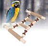     Bridge Ladder Toy, Interactive Wooden Cockatiel Cage Hanging Exercising or Climbing Ladder for Parakeets Cockatiels Lovebirds and More  