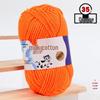 Filato di Cotone Lattiginoso a 5 Fili per Maglia & Uncinetto - Kit Fai da Te per Sciarpa, Coperta Lavorate a Mano di Spessore Medio