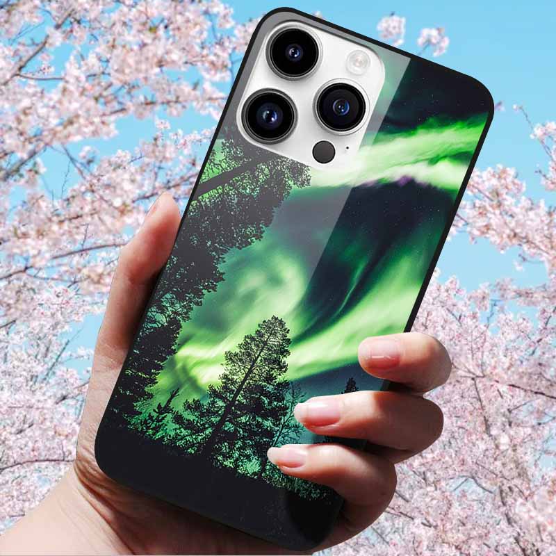 For iPhone 16 Pro Max Case Tempered Glass Hard Fashion Cover Soft Bumper for iPhone 16 Pro Phone Shell Capa iPhone 16 Plus Cases