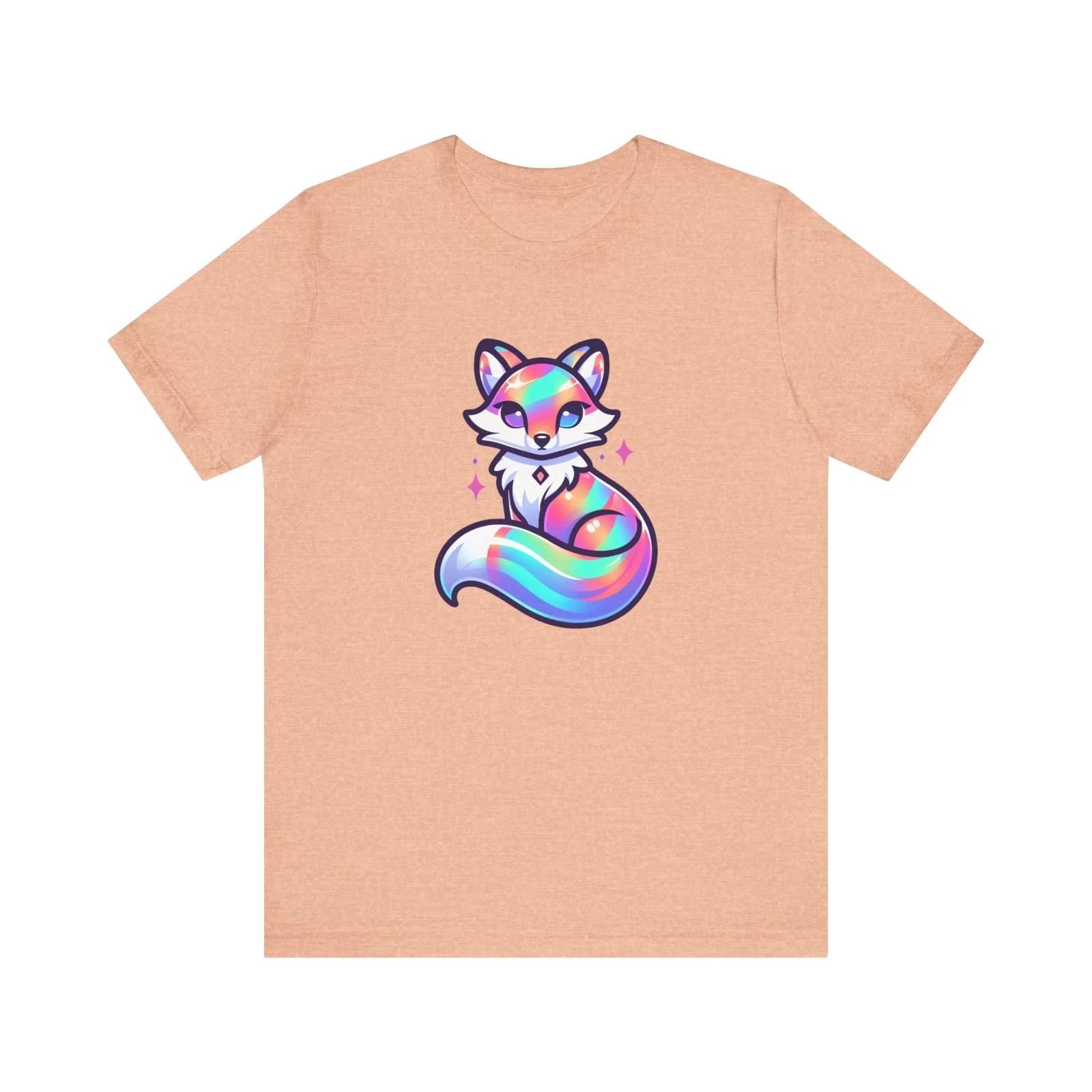 Rainbow Fox Therian T-Shirt S
