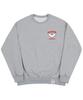 GRAVER [Unisex] Small White Duck Wing Smile Sweatshirt_Gray