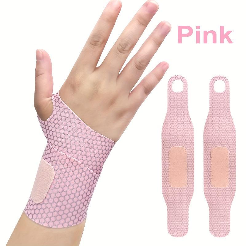 2PCS Breathable Wrist Guard for Men and Women - Adjustable Elastic Sports Wrist Guard, Compression Wrist Strap and Support