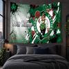 Personalisierte Wandbehänge Celtic FC Muster Kunst Hintergrundtuch