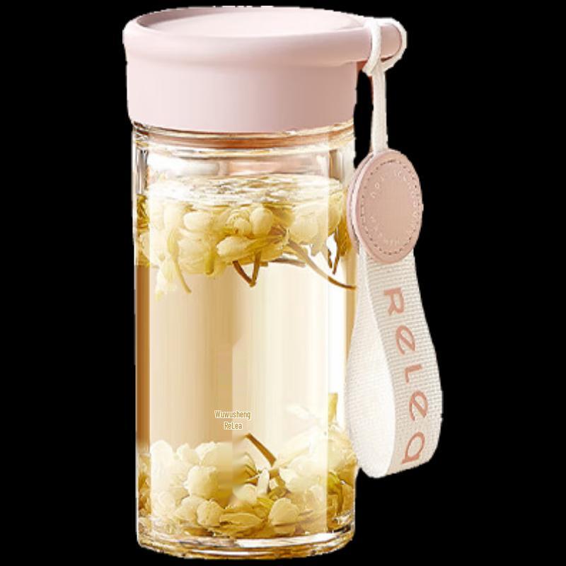 RELEA Glass Tea Infuser Bottle
