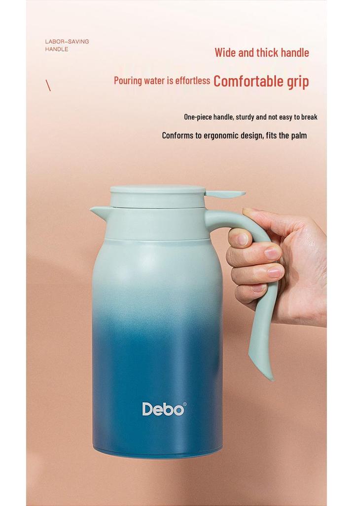 Debo Stainless Steel Kettle & Thermos Cup Set - 304 Grade with Gift Box