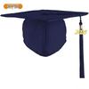 Matte Black Graduation Cap with 2026 Tassel for High School and University Bachelor Degrees