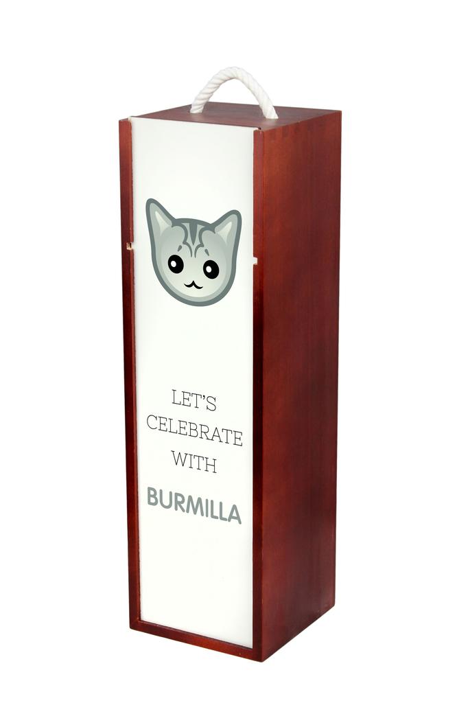 Burmilla -Pudełko Na Wino Z Grafiką I Napisem Marki Art-Dog