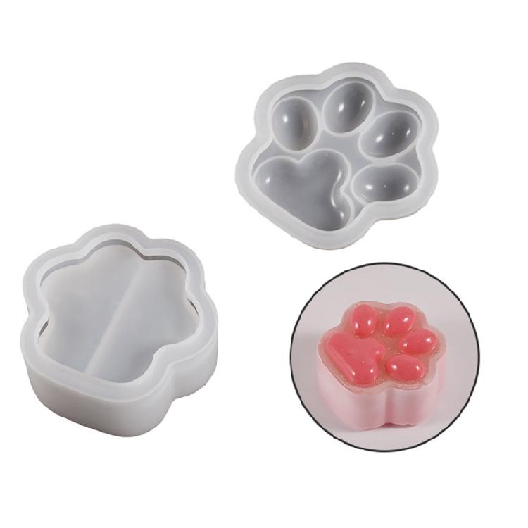 Cat Paw Shaped Silicone Mold Epoxy Resin Mold DIY Jewelry Box Plaster Mold
