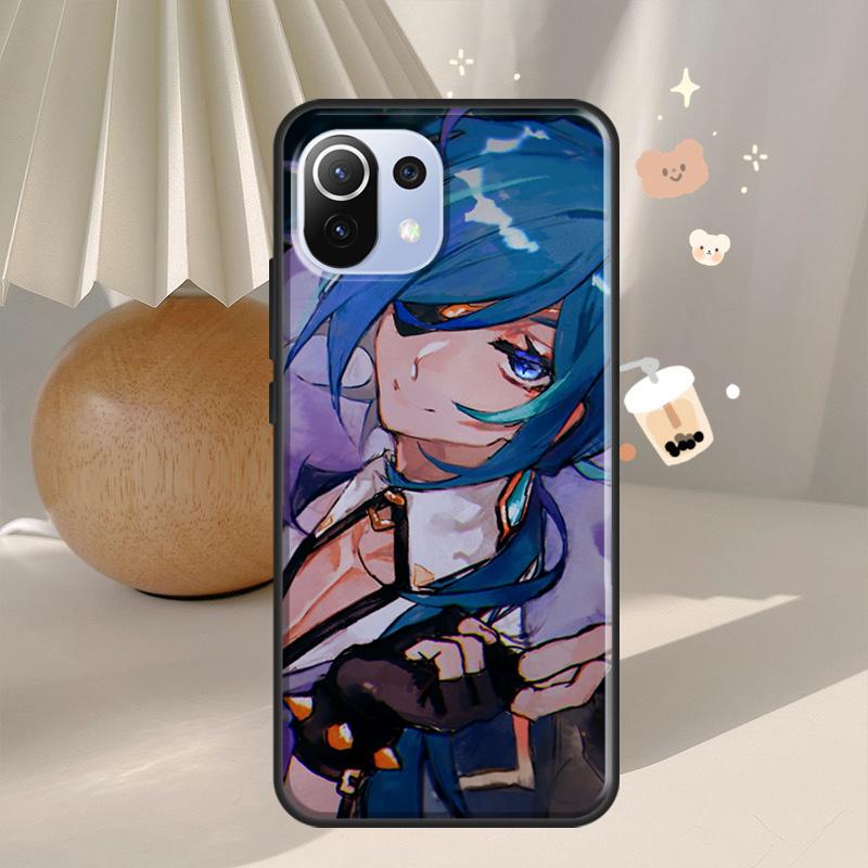 Genshin Impact Kaeya Case For Xiaomi 11T 12T 13 Pro 12 Lite 12X Cover For POCO F5 X3 X5 Pro M5s X4 F4 GT C40 F3