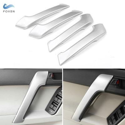 Capac cromat al mânerului ușii interior al mașinii pentru Toyota Land Cruiser Prado FJ150 150 2010 2011 2012 2013 2014 2015 2016 2017