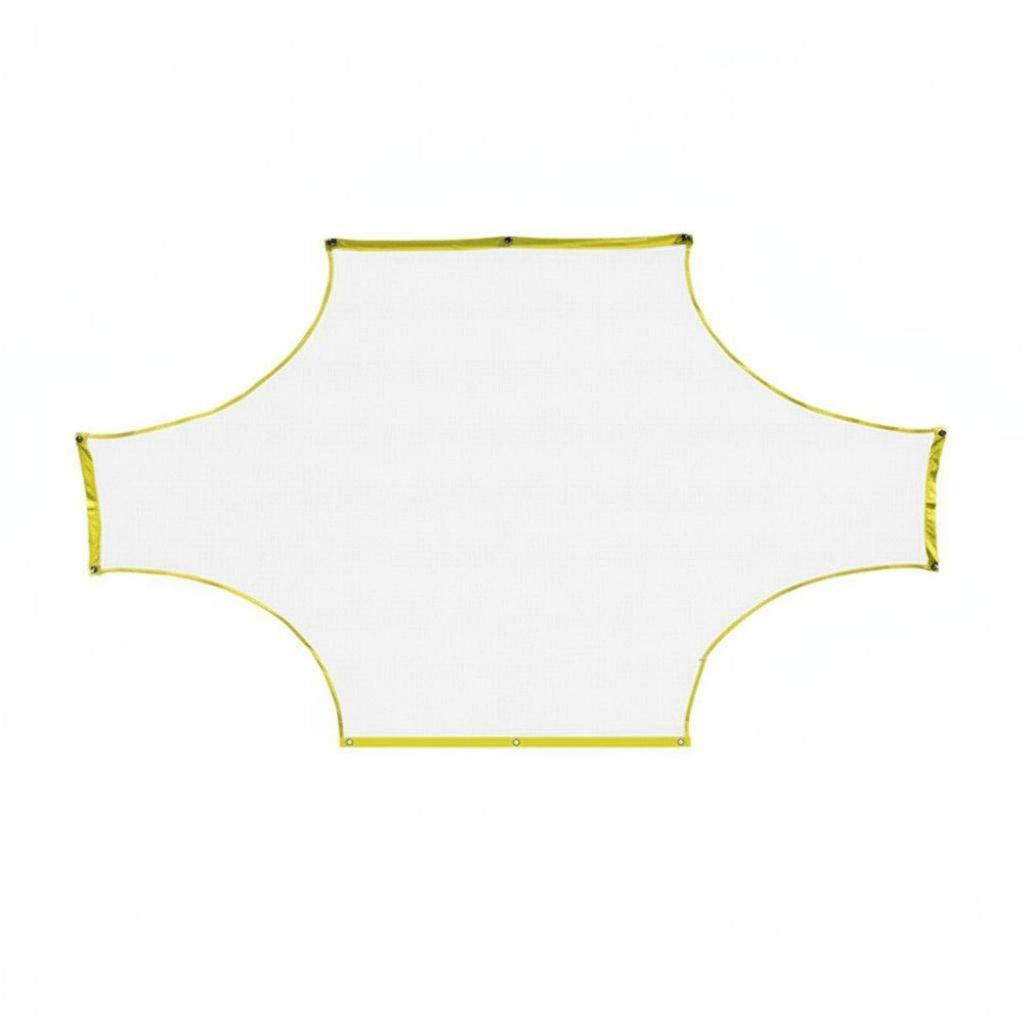 Soccer Goal Target Net Multiple Sizes Football Training Aid Easy to Set Up