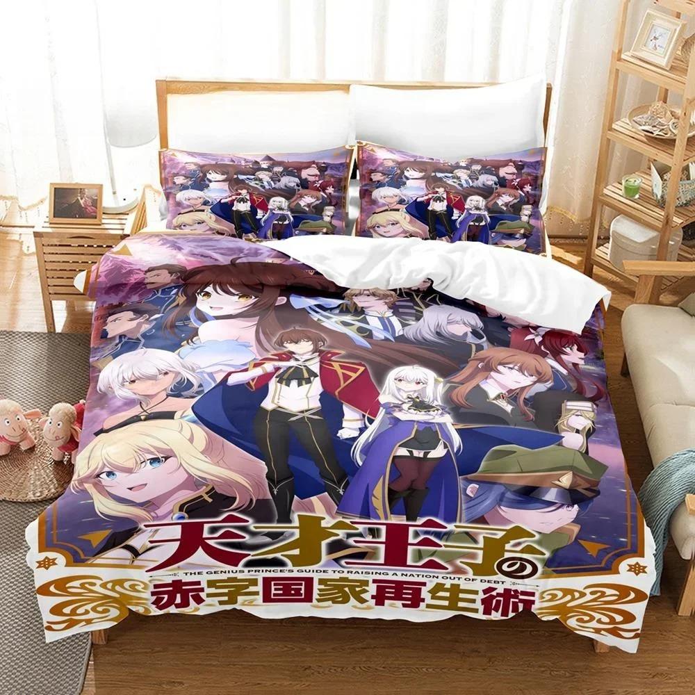 3D Design Printing Anime The Genius Prince's Sleep Bedding Package Single Size Size Single Size Full Queen Dimension King Dimension Size Bed Package