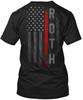 Roth Family Thin Red Line T-Shirt Made In the USA Size S To 5XL