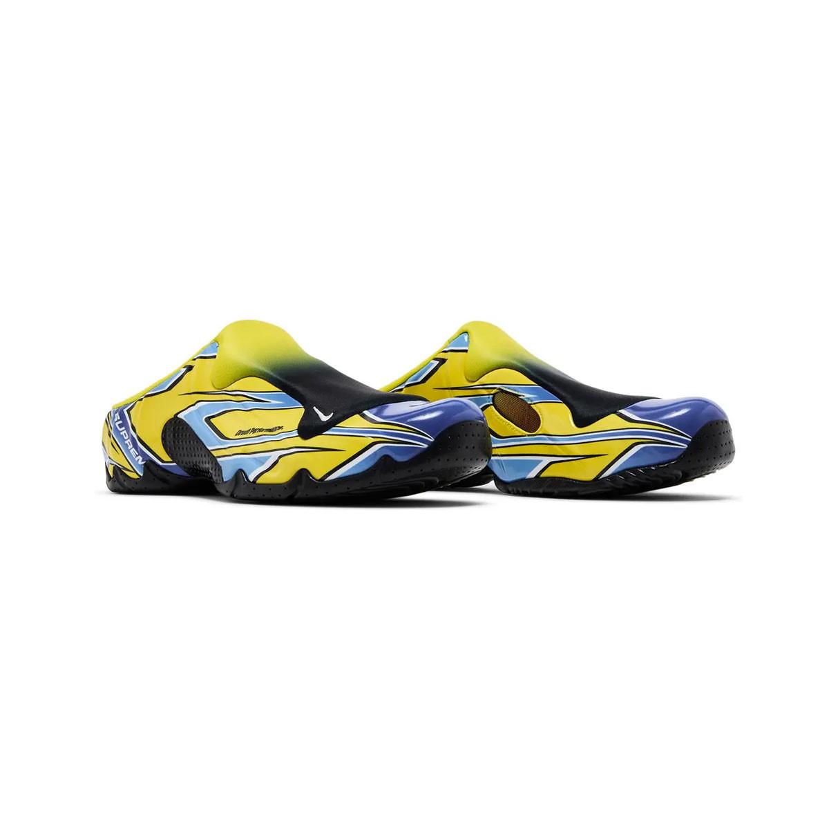 

Supreme × Nike Clogposite SP Yellow Blue FN0289-700 Men s Size EU 45.5 белый/жёлтый