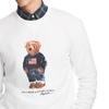Polo Ralph Lauren Bear Graphic Print Crewneck Fleece Sweatshirt Men Sweatshirt 710749332-003