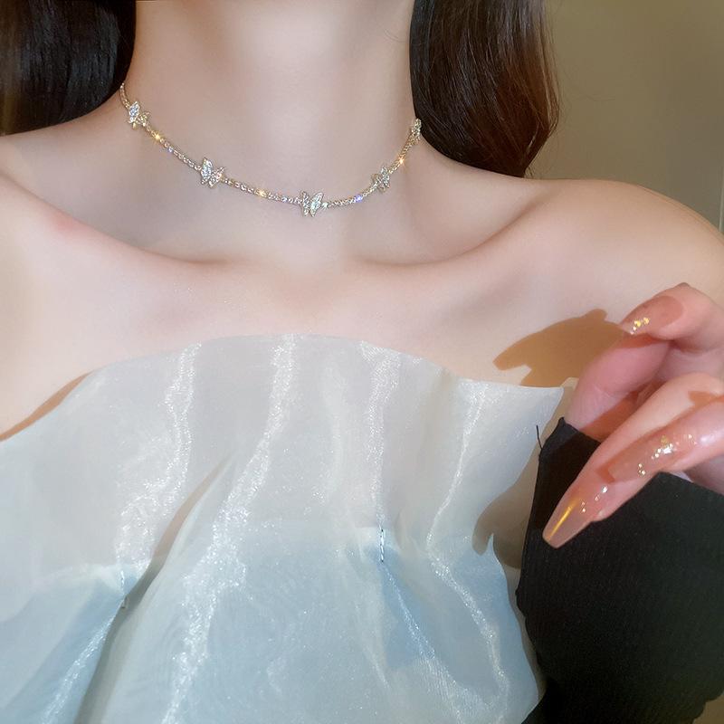 Elegant Irregular Pearl Necklace - Versatile Clavicle Chain for Women, High-End European and American Fashion Jewelry