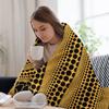 Coperta Plaid Yayoi Kusama Zucche Per Sempre Facile da Pulire Coperta Comoda per Divano