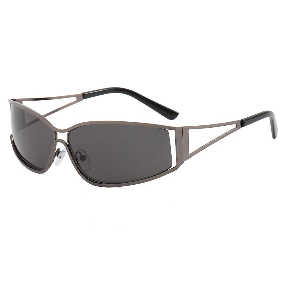 Retro Small Face Cut-Out Sunglasses - European & American Street Style Sunshades