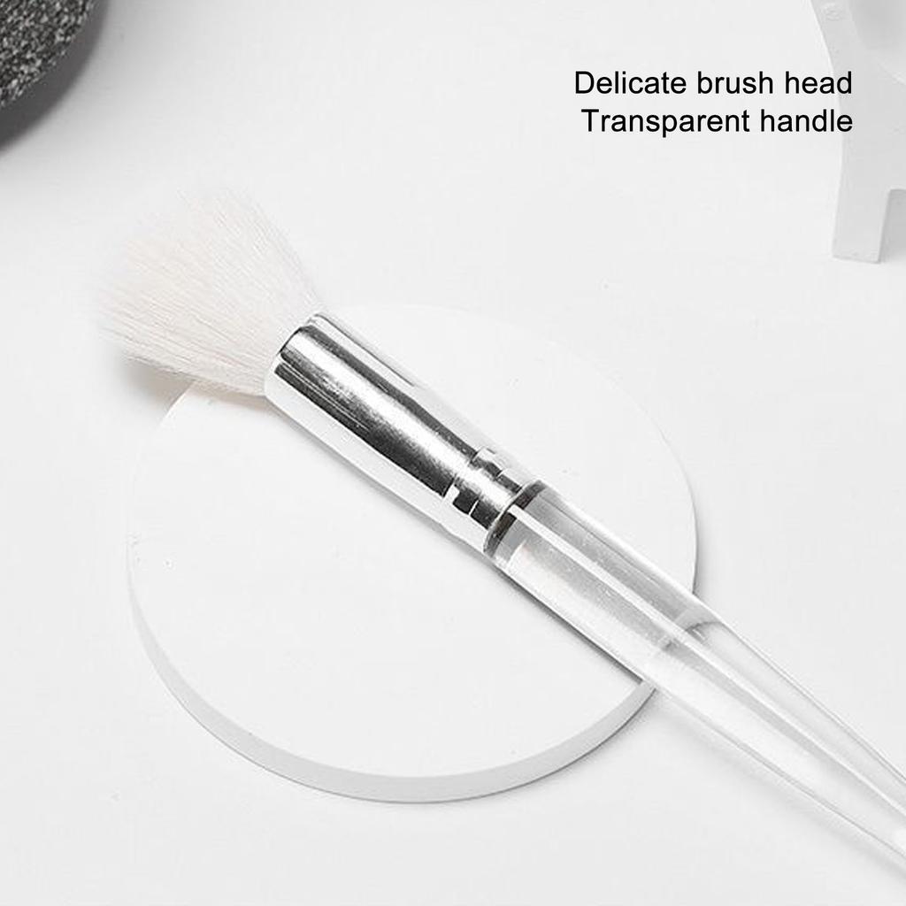 2er-Pack Gesichtsmasken-Pinsel-Applikator Klarer Griff Kosmetik-Schönheitswerkzeuge Ton-Schlammmasken-Applikator-Pinsel Weiche Borstenhaare