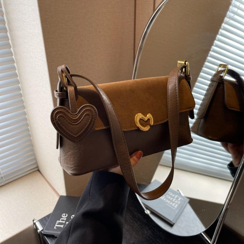 

Premium textured bag autumn new simple underarm bag versatile solid color shoulder messenger bag