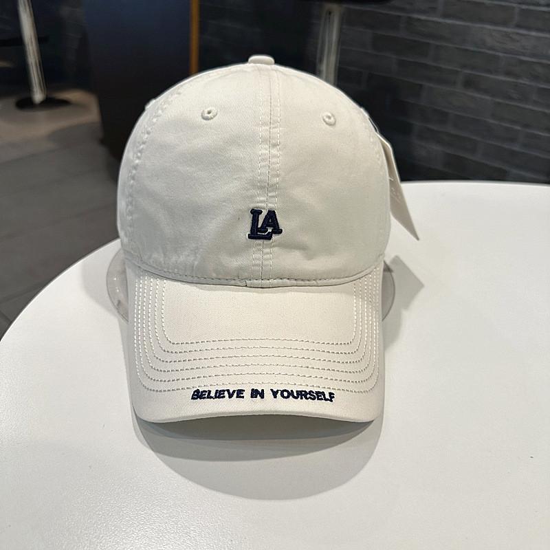 Casual Cap Baseball With Letter Embroidery And Adjustable Closure For Daily