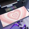 HD Print Large Gaming Mouse Pad Expansion Pad Gamer Keyboard Pad XXL Love Rubber Blue Non-Slip Desk Mat Cute Girl Mice Carpets