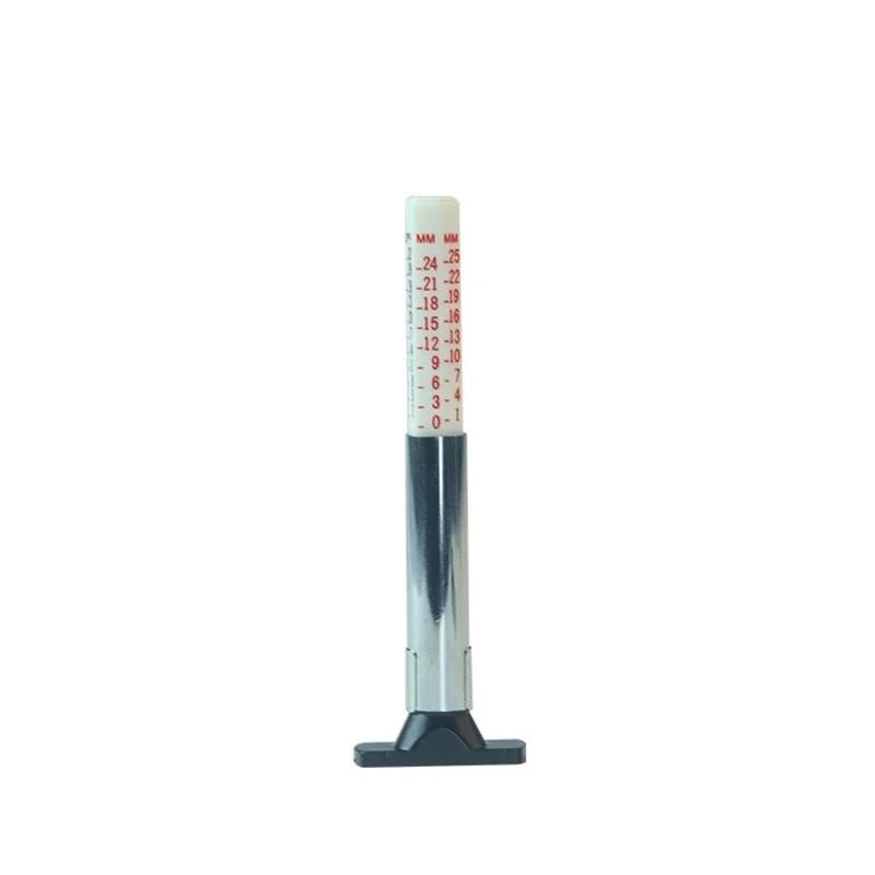 0-25mm Handheld Car Tire Depth Thread Gauge Meter Measurer Auto Wheel Diagnostic Tool Color Indicator