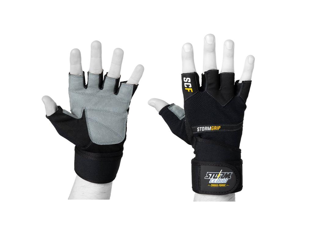 StormCloud FG-1 Gym Training Gloves Black/Grey L