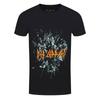 Def Leppard T-Shirt Shatter Band Official New Black