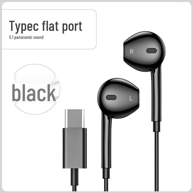 In-Ear Wired Computer Headphones with 2-3 Meter Cable & Microphone for Live Streaming