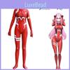 Stunning Anime Darling In The Franxx Zero Two 02 Cosplay Sexy Bodysuit For Women