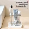 Stainless Steel Stainless Steel Toothbrush Holder Simple Design Toothbrush Toothpaste Stand Home