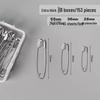 Vintage-Style Safety Pin Brooch and Paper Clip Set: Small to Extra Large for Clothes and Bed Sheets