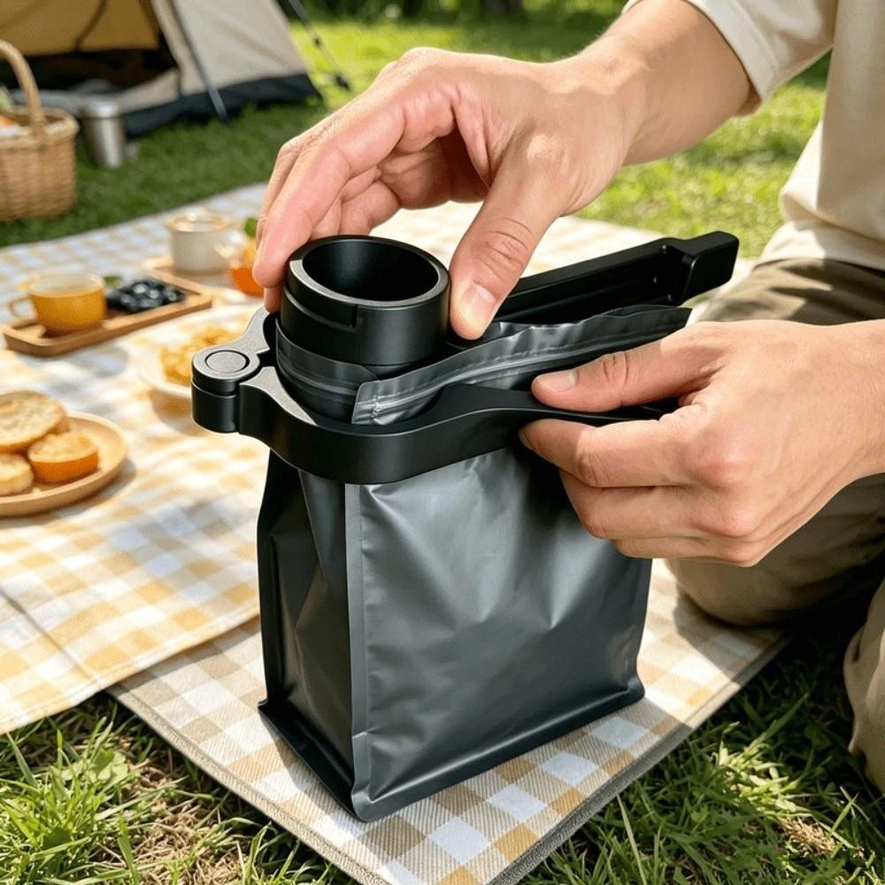 3D Printed Food Storage Sealing Clip with Pour Spout Dust-proof Bag Sealer Household Use