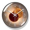 6380 Modern Silent Quartz Wall Clock for Living Room - American Light Luxury Design with Long Battery Life