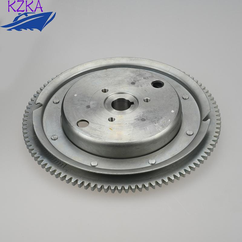 6K5-85550-A0 Flywheel Rotor Assy for Yamaha 2 Stroke 50HP 60HP 70HP Boat Motor 6K5-85550-A0-00 Engine Replaces Parts