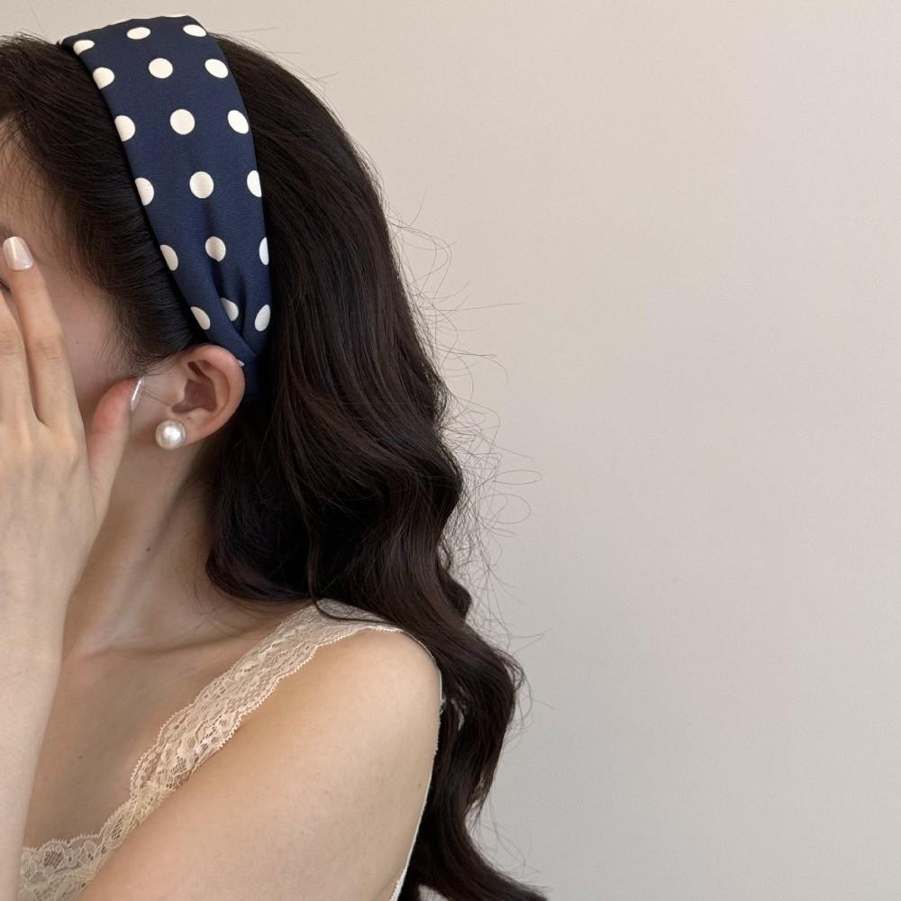 Polka Dot Pattern Polka Dot Headbands Padded Design Hair Accessories  For Women