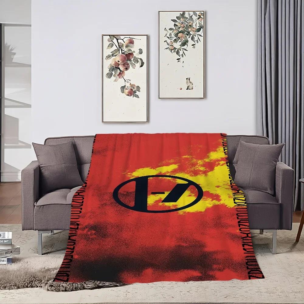 Band T-Twenty One P-Pilots Clancy Printed comfortable sofa living room bedroom Plush blanket suitable for home travel and gifts