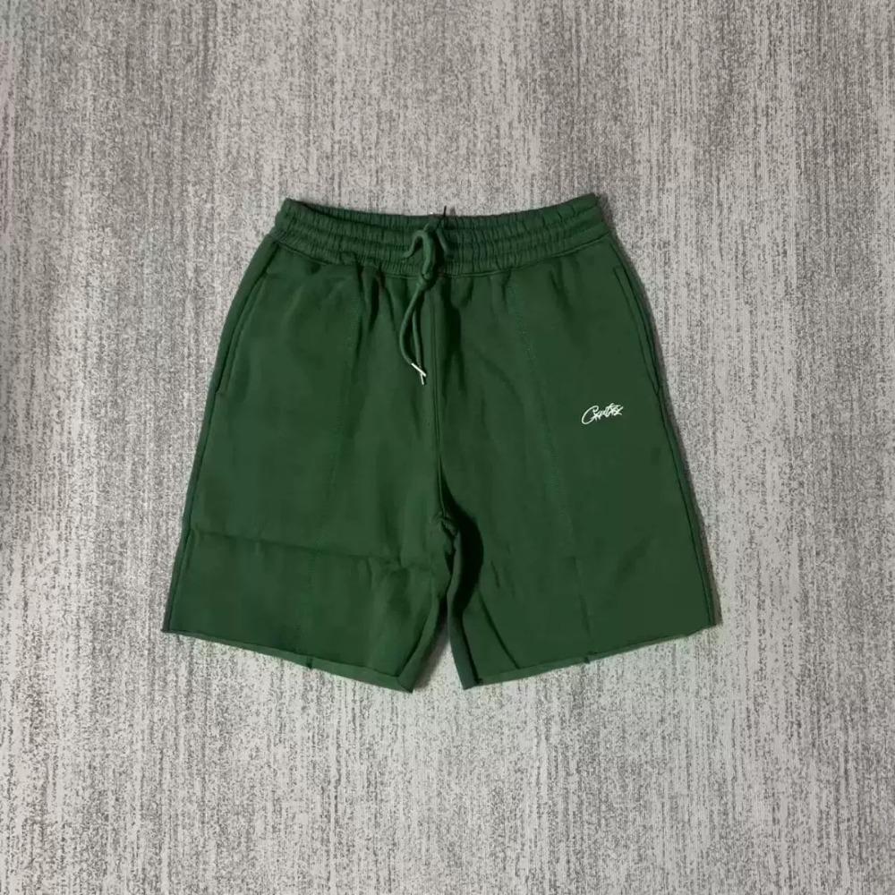 

Baggy Short Sweatpants Summer Y2k Casual Basketball Sports Embroidery Harajuku Hip Hop Loose Short Pants XXL зелений