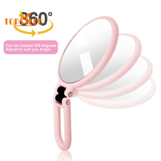 Magnifying Makeup Mirror - Foldable Handle, Portable, 1x15x, Stylish Compact, Versatile Makeup Mirror