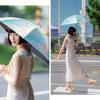 Sun Blackout Pastel Paint Blue Light UV UPF Heat Rain or Perfect for and Travel Stylish and Cute for Women [2025] Wpc. Umbrella, (100% Blocking, 100%