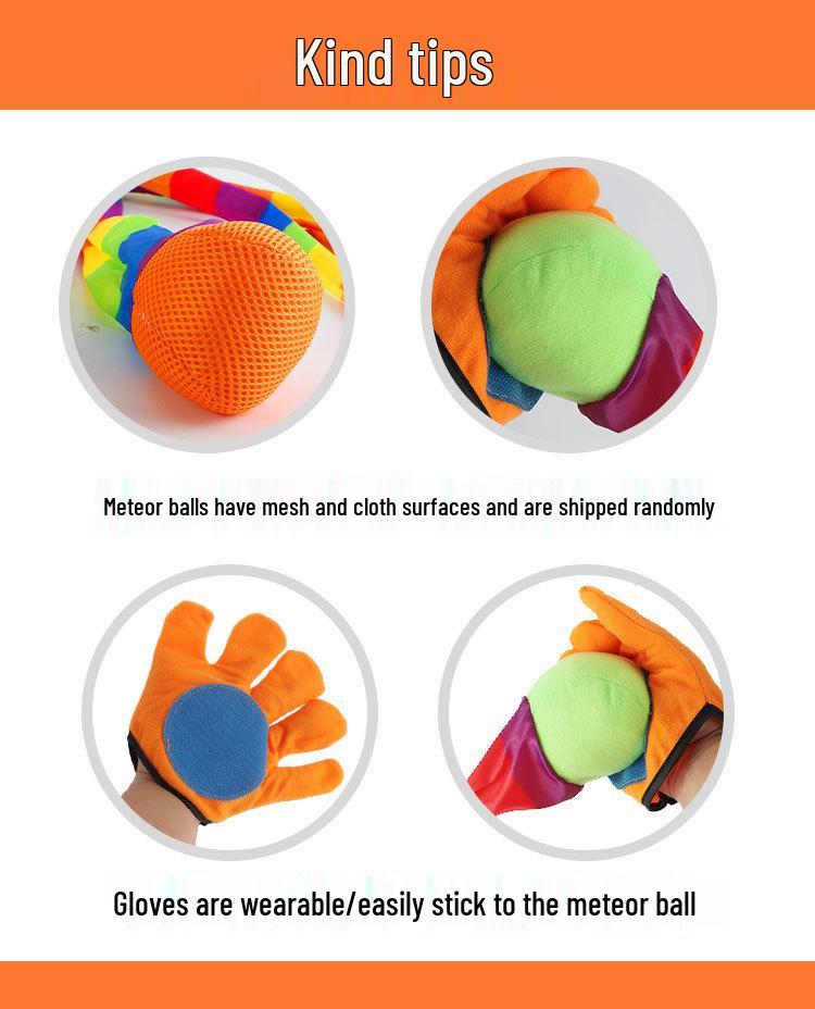 Cross-border Rainbow Sandbag Meteor Ball for Kids - Sensory Training & Sports Equipment for Kindergarten