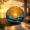 2D Flat Sun Catcher Bird Wind Chime Ornament Present Acrylic Wall Decoration  Home Window