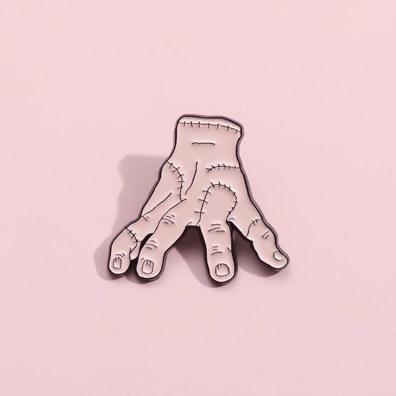 Metal Decorative Eyecatching Pin Brooch Featuring Animals And Design Letters