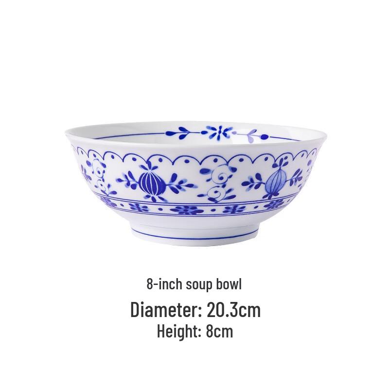 Ru Han Blue & White Ceramic Dinnerware