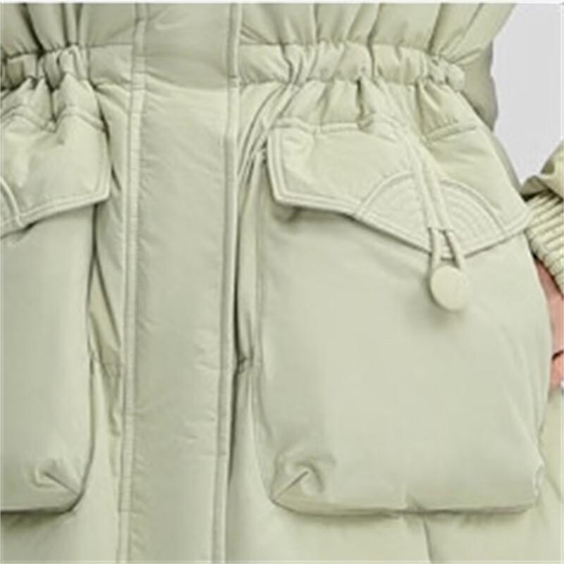 YAYA 2024 Women's Long Hooded Down Jacket