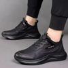 Shoes men's fashion soft soles with student running sneakers New leather casual men's shoes