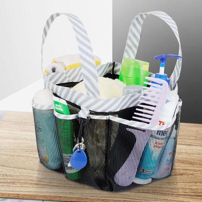 1PC 8-Compartment Toiletry Storage Bag, Folding Mesh Toiletry Bag, Portable, Multi-Functional And Easy To Carry
