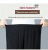 Mom's Summer Embroidered Cotton Linen Pants - Breathable Casual Fit for Women
